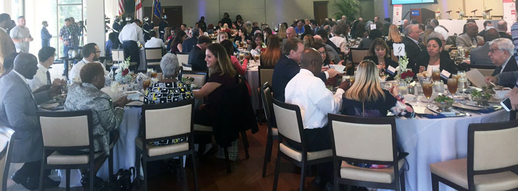 Debate initiative luncheon 10/19/16 - crowd sitting