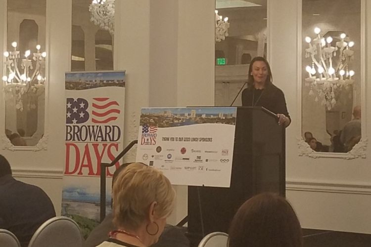 Photo of speaker at Broward Days