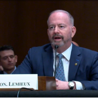 George LeMieux - Keith Sonderling Senate Hearing Photo