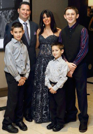 Steve & Dahlia Lessne and family, 2014