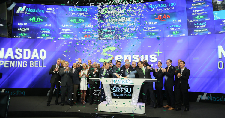 Sensus IPO Nasdaq 6/9/16 - after
