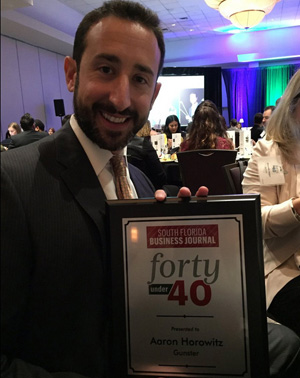 AJ Horowitz @ 2017 SFBJ 40-under-40 awards