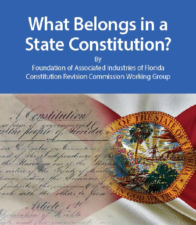 What belongs in a state constitution? 