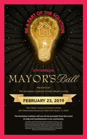 The Homeless Coalition of Palm Beach County presents the 2019 Mayor's Ball
